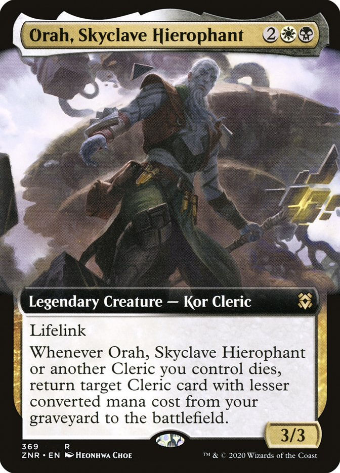 Orah, Skyclave Hierophant (ZNR) (369) / Extended Art