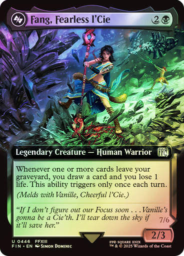 Fang, Fearless l'Cie (FIN) (446) / Extended Art / Foil
