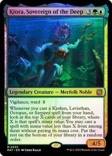 Kiora, Sovereign of the Deep (MAT) / Foil