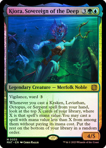 Kiora, Sovereign of the Deep (MAT) / Foil