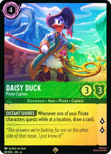 Daisy Duck - Pirate Captain (LOR_AZU) / Foil
