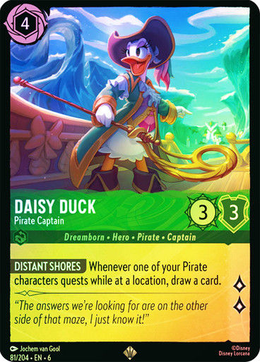 Daisy Duck - Pirate Captain (LOR_AZU) / Foil