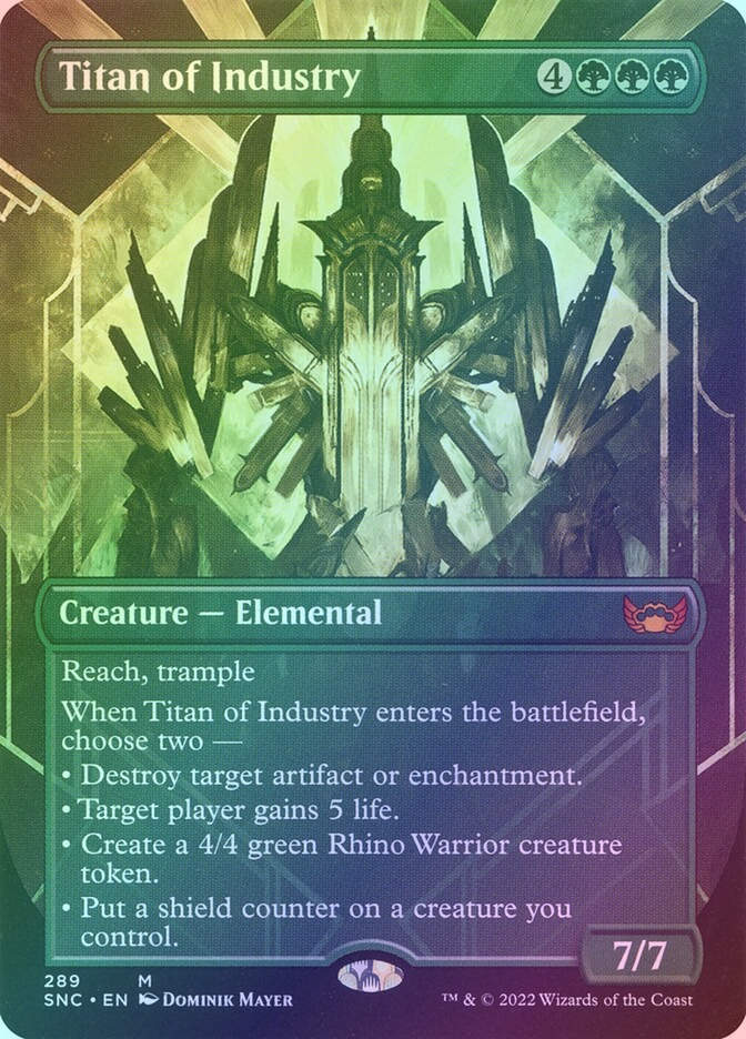 Titan of Industry (SNC) (289) / Borderless / Foil