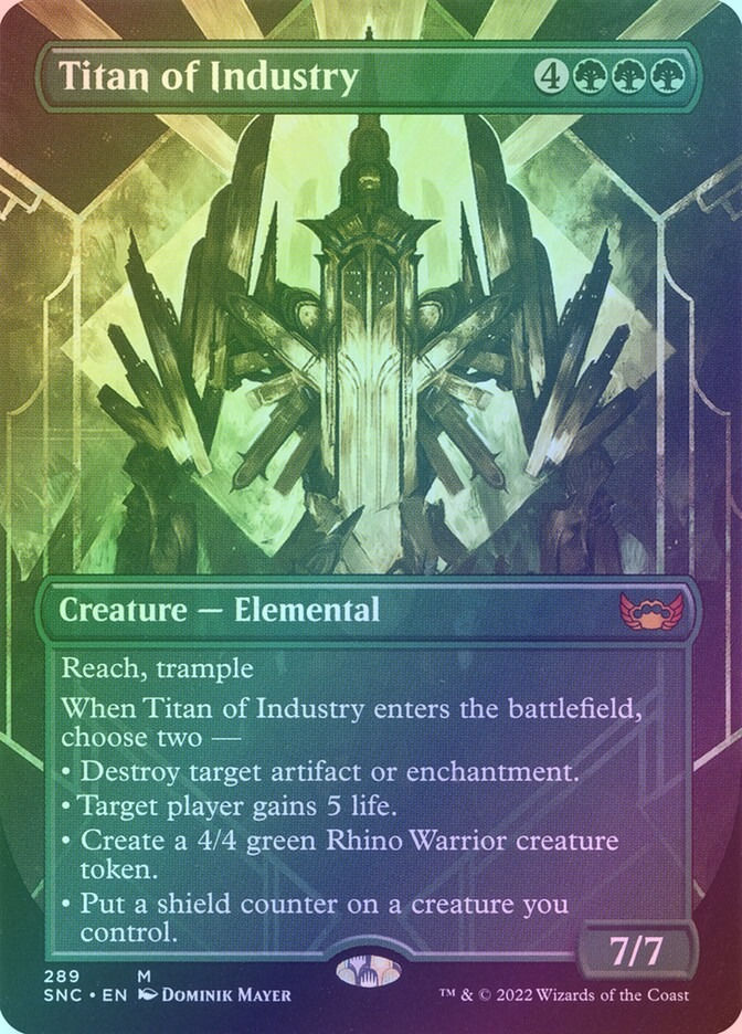 Titan of Industry (SNC) (289) / Borderless / Foil