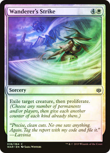 Wanderer's Strike (WAR) (38) / Foil