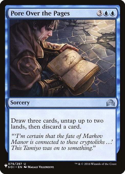Pore Over the Pages (PLST) (SOI-79)