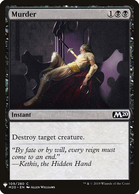 Murder (PLST) (M20-109)