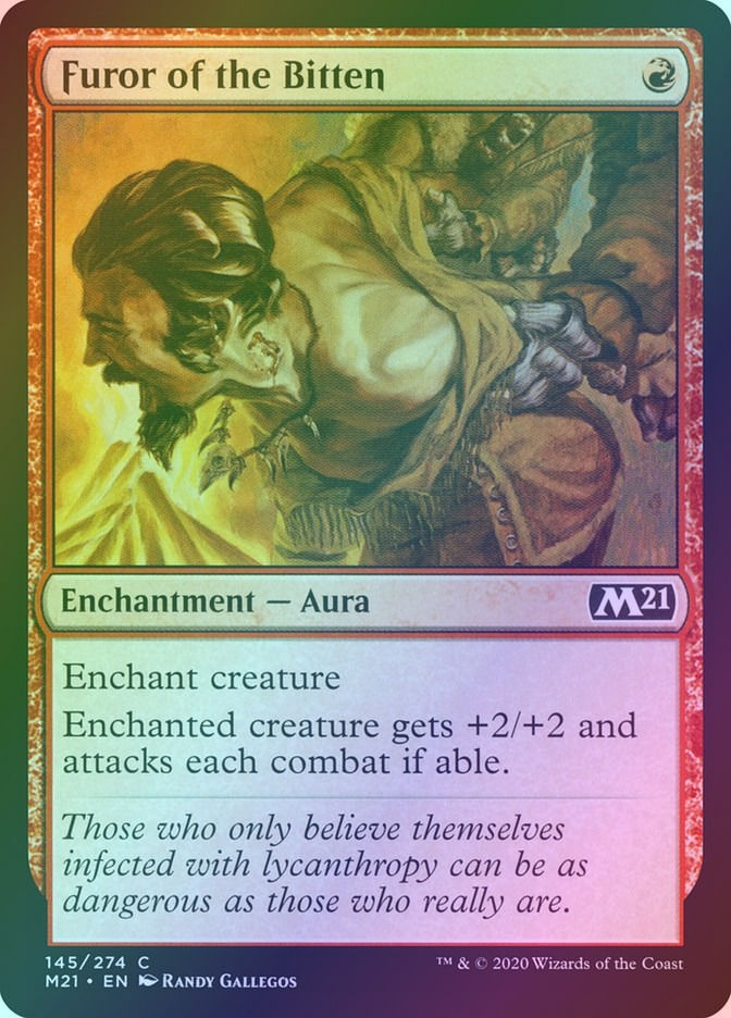 Furor of the Bitten (M21) (145) / Foil