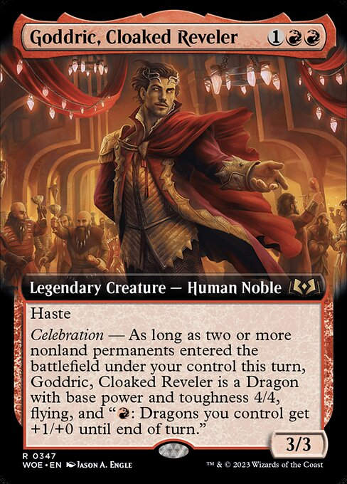 Goddric, Cloaked Reveler (woe) / Extended Art