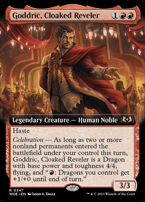 Goddric, Cloaked Reveler (woe) / Extended Art