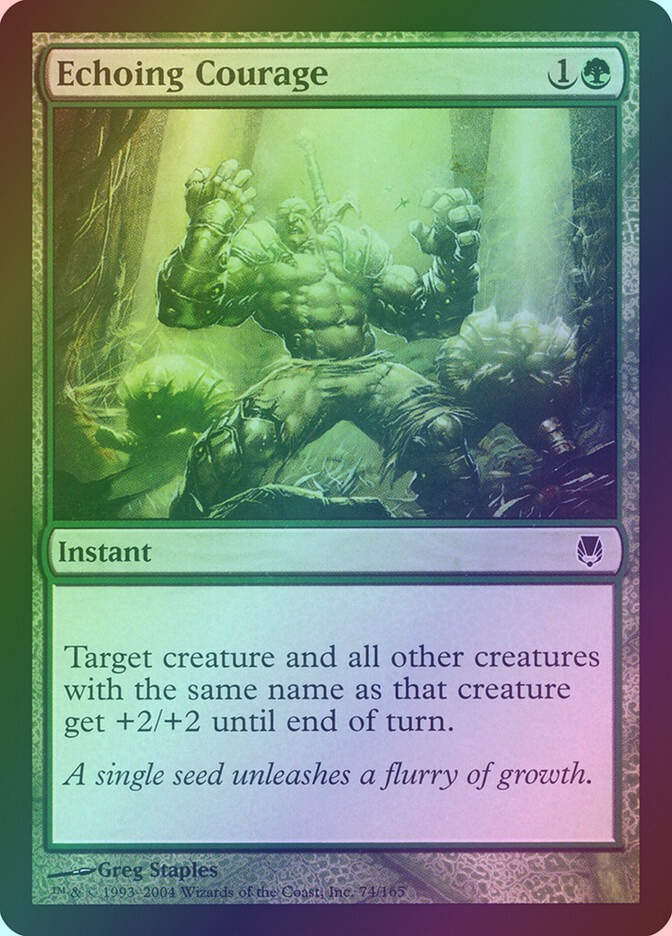 Echoing Courage (DST) (74) / Foil