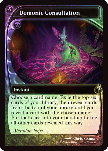 Demonic Consultation (MB2) (181) / Foil