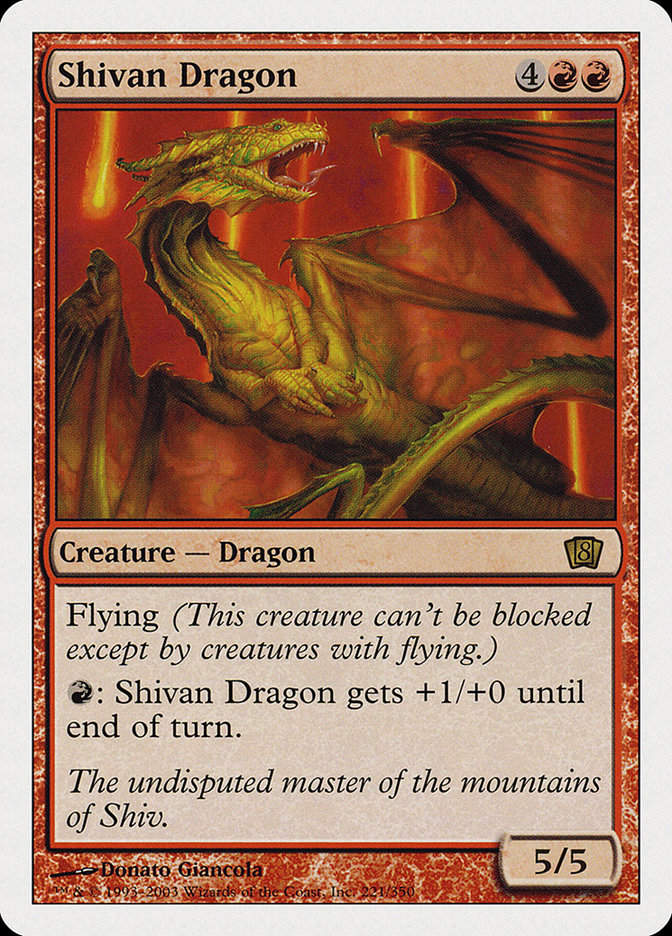 Shivan Dragon (8ED) (221)
