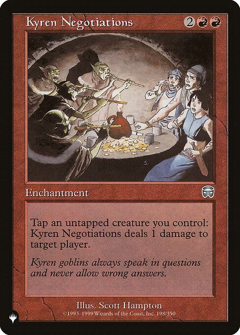 Kyren Negotiations (PLST) (MMQ-198)