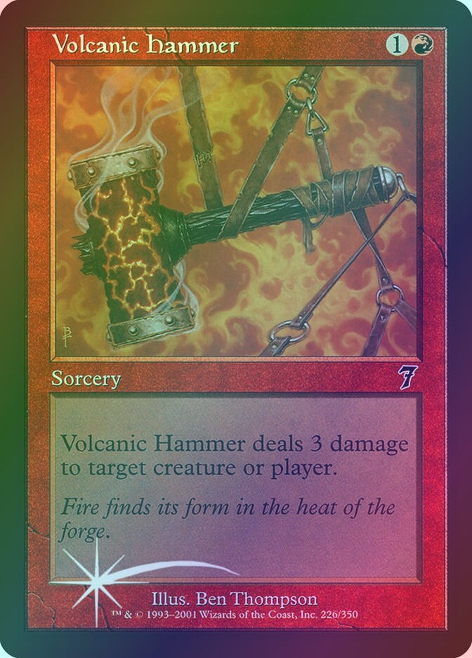 Volcanic Hammer (7ED) (226★) / Foil