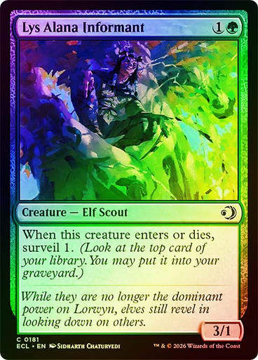 Lys Alana Informant (ECL) (181) / Foil