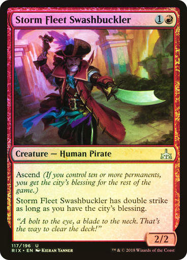 Storm Fleet Swashbuckler (RIX) (117) / Foil