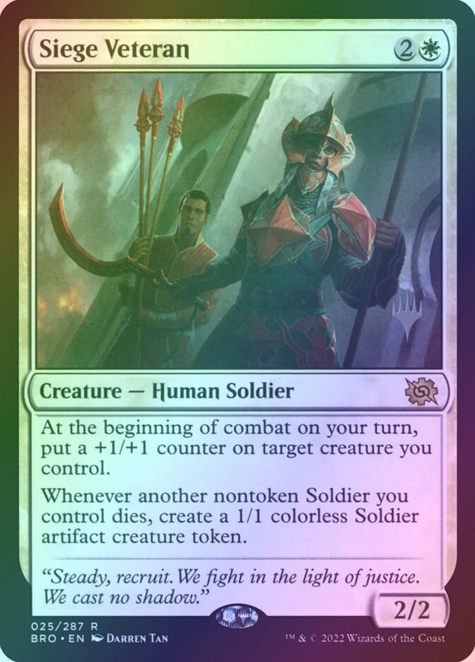 Siege Veteran (PBRO) (25p) / Foil