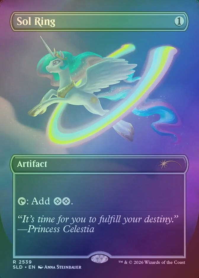 Sol Ring (SLD) (2539) / Borderless / Foil