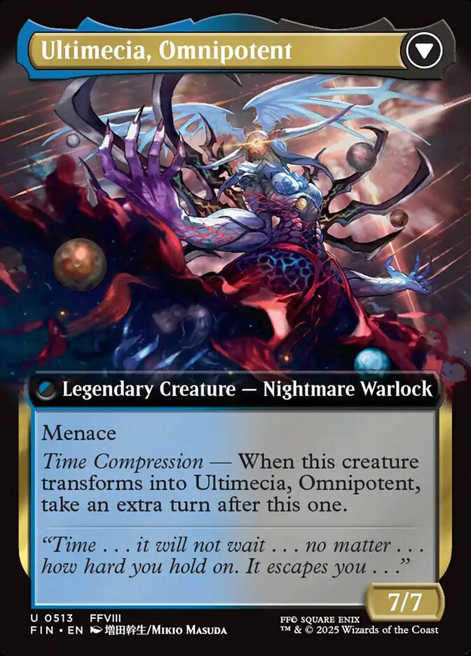 Ultimecia, Time Sorceress // Ultimecia, Omnipotent (FIN) (513) / Extended Art — cara 2 de 2