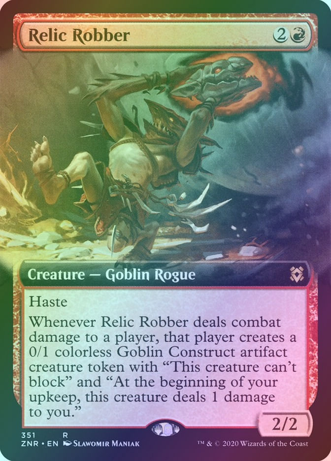 Relic Robber (ZNR) (351) / Extended Art / Foil