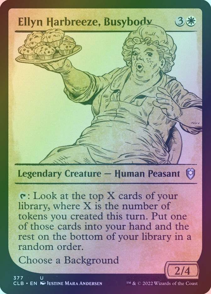 Ellyn Harbreeze, Busybody (CLB) (377) / Showcase / Foil