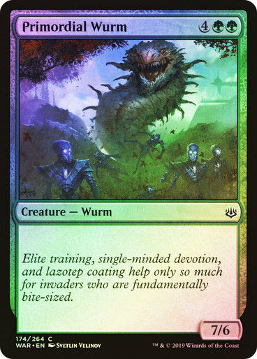 Primordial Wurm (WAR) (174) / Foil