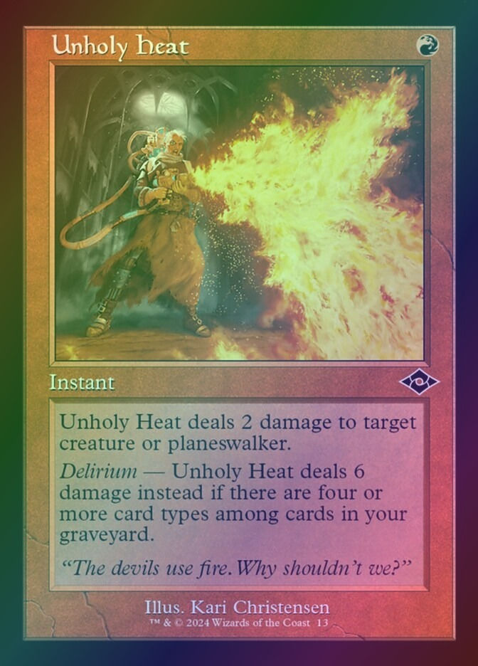 Unholy Heat (H2R) (13) / Foil