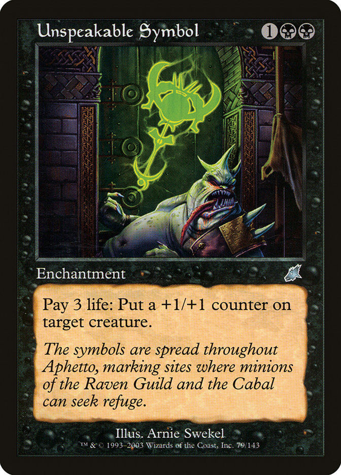 Unspeakable Symbol (scg)