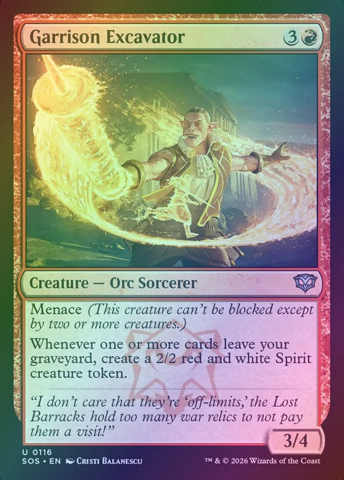Garrison Excavator (SOS) (116) / Foil