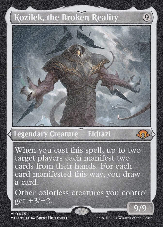 Kozilek, the Broken Reality (MH3) (475) / Foil Etched