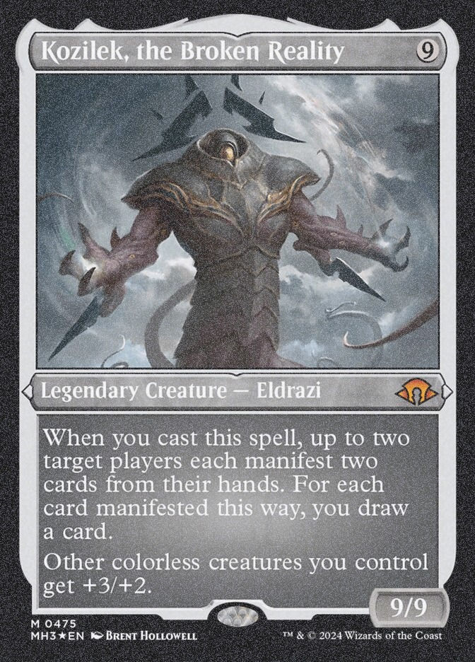 Kozilek, the Broken Reality (MH3) (475) / Foil Etched