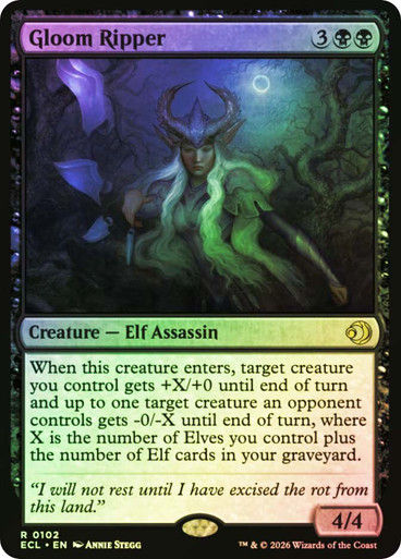Gloom Ripper (ECL) (102) / Foil