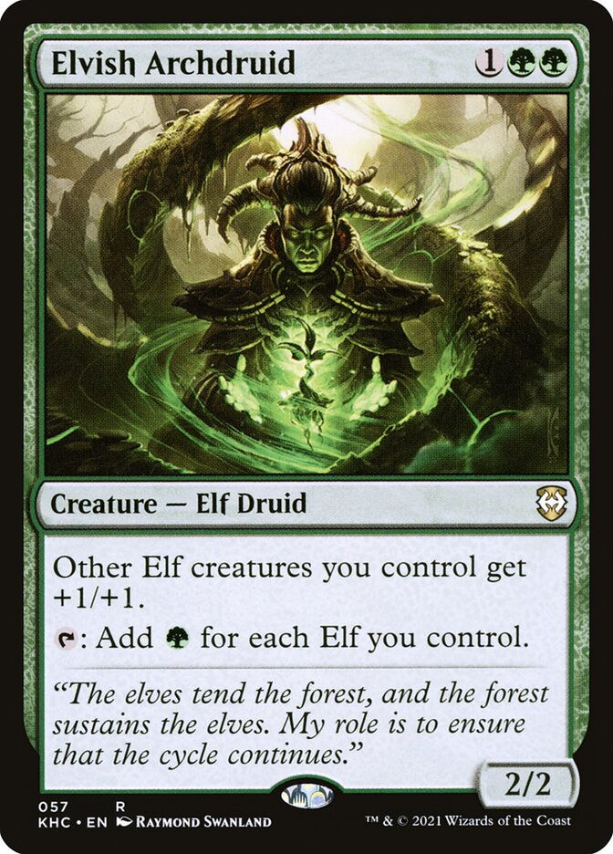 Elvish Archdruid (KHC) (57)
