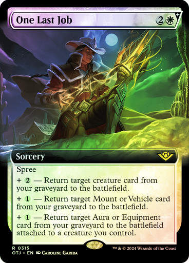 One Last Job (otj) (315) / Foil Extended