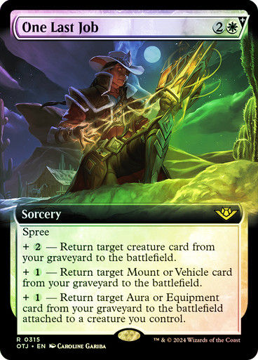 One Last Job (otj) (315) / Foil Extended