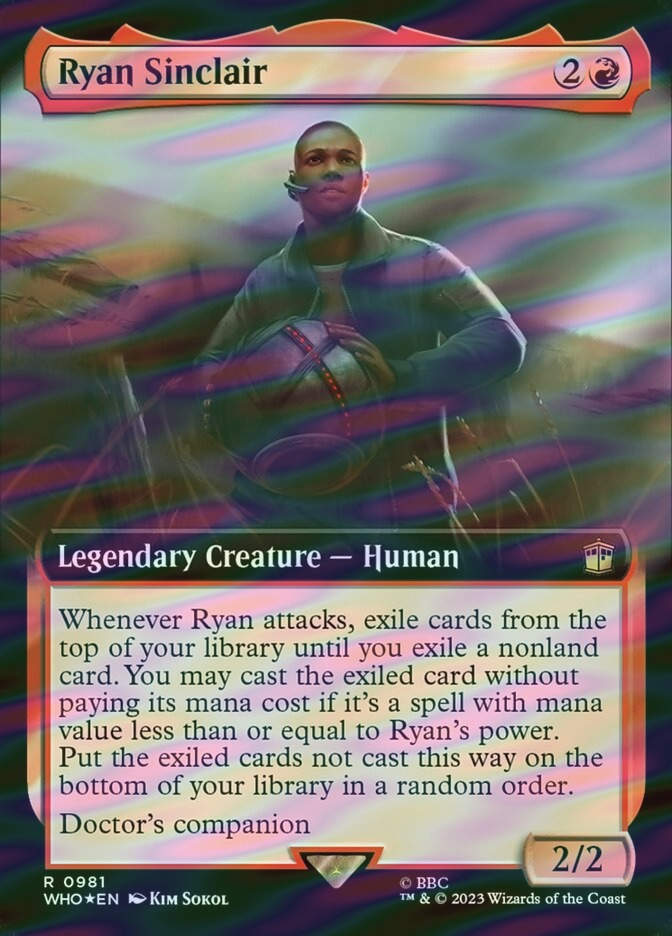 Ryan Sinclair (WHO) (981) / Extended Art / Surge Foil