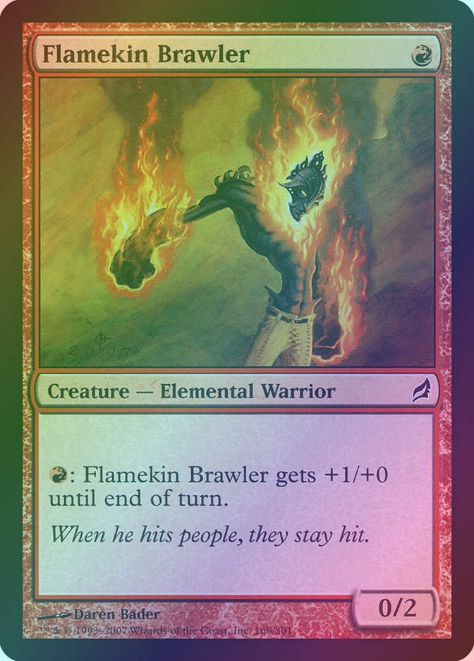 Flamekin Brawler (LRW) (166) / Foil