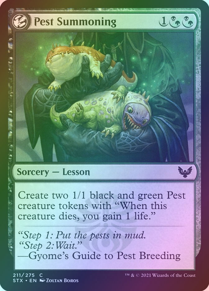 Pest Summoning (STX) (211) / Foil