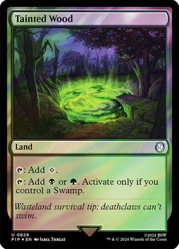 Tainted Wood (pip) (829) / Surge Foil