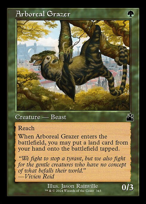 Arboreal Grazer (rvr) (343) / Retro