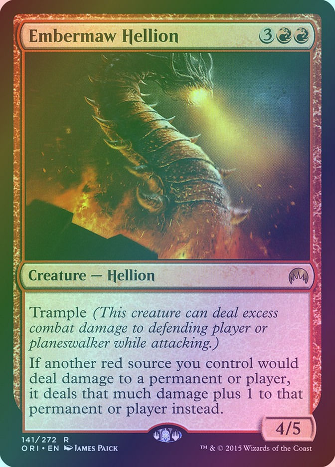 Embermaw Hellion (ORI) (141) / Foil