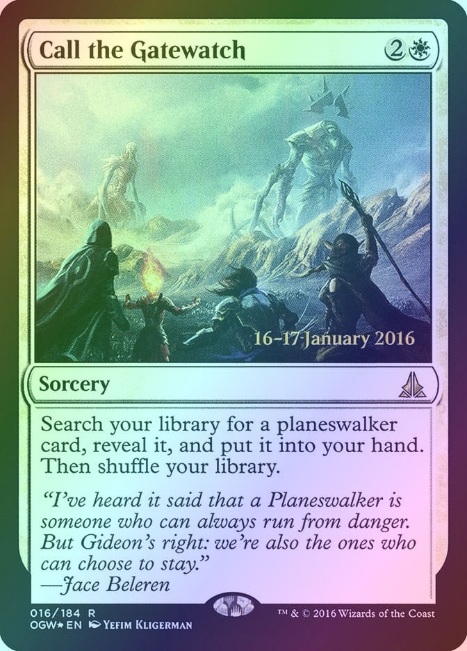 Call the Gatewatch (POGW) (16s) / Foil