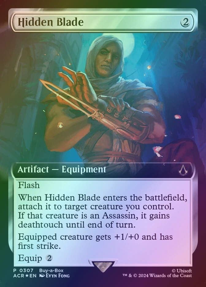 Hidden Blade (ACR) (307) / Extended Art / Foil