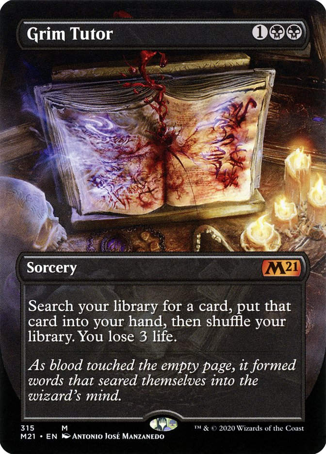 Grim Tutor (M21) (315) / Borderless