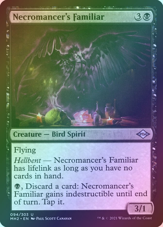 Necromancer's Familiar (MH2) (94) / Foil