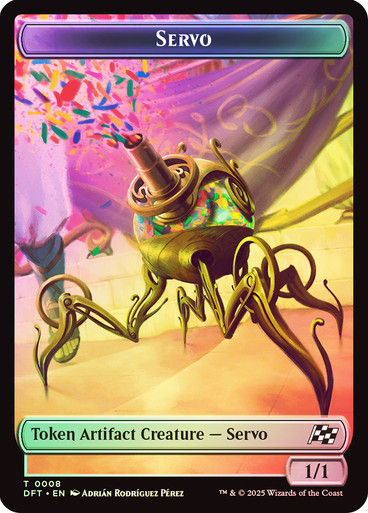Servo T08 // Thopter 009 (TDFT) / Foil — cara 1 de 2