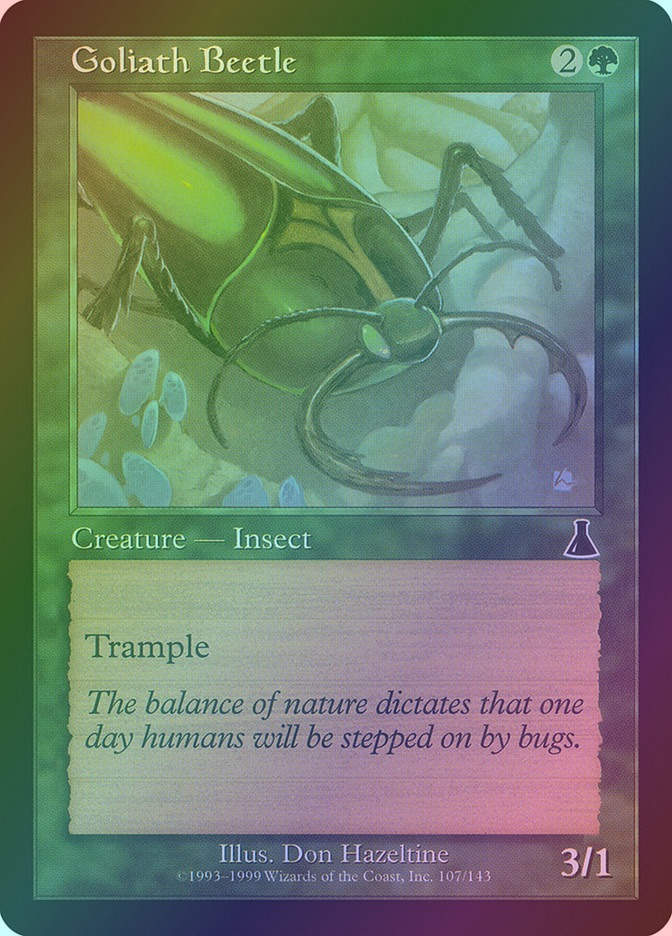 Goliath Beetle (UDS) (107) / Foil