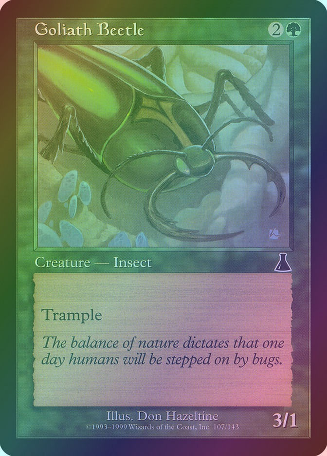 Goliath Beetle (UDS) (107) / Foil