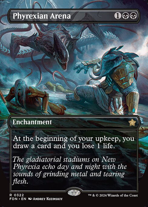 Phyrexian Arena (FDN) (322) / Borderless